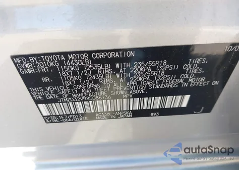 2008 Toyota Rav4 Sport from USA, damaged, VIN JTMZD32V985086736